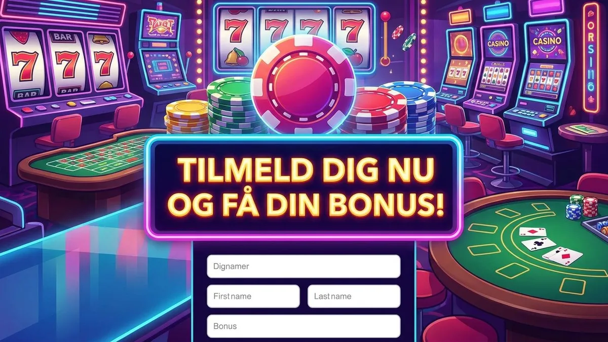 Tilmelding med bonus
